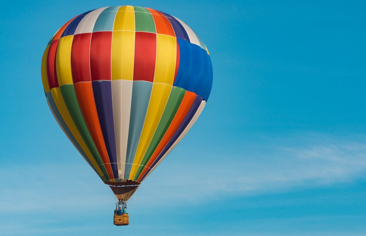 Privátní let balónem po celé ČR